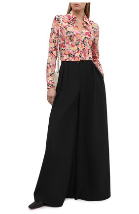Женская шелковая рубашка STELLA MCCARTNEY розового цвета по цене 69950 руб., арт. 606912/SRA27 | Фото 2 Женская шелковая рубашка STELLA MCCARTNEY розового цвета, арт. 606912/SRA27 | Фото 2 (Материал внешний: Шелк; Длина (для топов): Стандартные; Рукава: Длинные; Женское Кросс-КТ: Рубашка-одежда; Принт: С принтом; Стили: Романтичный; Региональные ограничения белый список (Axapta Mercury): RU)