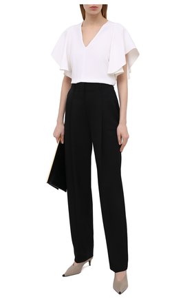 Женский топ из вискозы STELLA MCCARTNEY белого цвета по цене 51600 руб., арт. 602912/SCA06 | Фото 2 Женский топ из вискозы STELLA MCCARTNEY белого цвета, арт. 602912/SCA06 | Фото 2