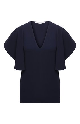 Женский топ из вискозы STELLA MCCARTNEY темно-синего цвета по цене 51600 руб., арт. 602912/SCA06 | Фото 1 Женский топ из вискозы STELLA MCCARTNEY темно-синего цвета, арт. 602912/SCA06 | Фото 1