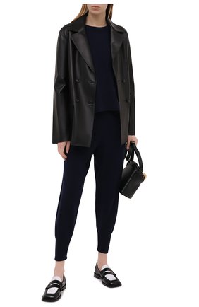 Женские джоггеры из кашемира и шерсти STELLA MCCARTNEY темно-синего цвета по цене 62350 руб., арт. 602898/S2242 | Фото 2 Женские джоггеры из кашемира и шерсти STELLA MCCARTNEY темно-синего цвета, арт. 602898/S2242 | Фото 2
