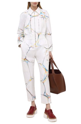 Женский хлопковый комбинезон STELLA MCCARTNEY белого цвета по цене 162000 руб., арт. 602891/S0H28 | Фото 2 Женский хлопковый комбинезон STELLA MCCARTNEY белого цвета, арт. 602891/S0H28 | Фото 2