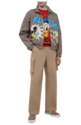 Мужской бомбер disney x gucci GUCCI бежевого цвета по цене 128800 руб., арт. 646442/ZAGCJ | Фото 2 Мужской бомбер disney x gucci GUCCI бежевого цвета, арт. 646442/ZAGCJ | Фото 2