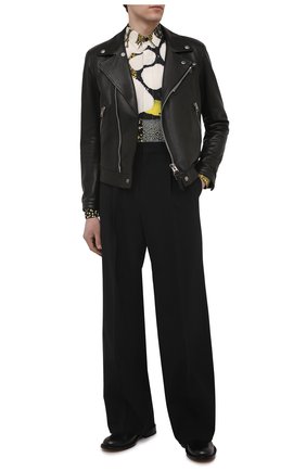 Мужские шерстяные брюки DSQUARED2 черного цвета по цене 61750 руб., арт. S71KB0347/S40320 | Фото 2 Мужские шерстяные брюки DSQUARED2 черного цвета, арт. S71KB0347/S40320 | Фото 2 (Длина (брюки, джинсы): Стандартные; Материал внешний: Шерсть; Случай: Повседневный; Стили: Гранж)