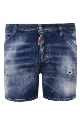 Мужские джинсовые шорты DSQUARED2 темно-синего цвета по цене 48150 руб., арт. S74MU0659/S30342 | Фото 1 Мужские джинсовые шорты DSQUARED2 темно-синего цвета, арт. S74MU0659/S30342 | Фото 1