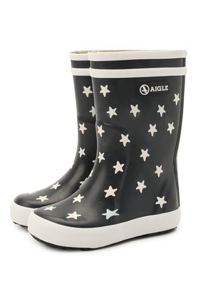 Детские резиновые сапоги AIGLE разноцветного цвета по цене 4395 руб., арт. 2527D2/L0LLY P0P PRINT | Фото 1 Детские резиновые сапоги AIGLE разноцветного цвета, арт. 2527D2/L0LLY P0P PRINT | Фото 1
