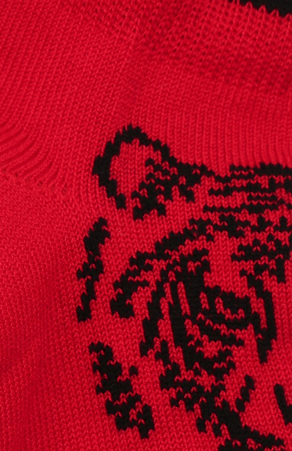 Детские хлопковые носки LA PERLA красного цвета, арт. 42375/4-6 | Фото 2 (Материал: Текстиль, Хлопок; Региональные ограничения белый список (Axapta Mercury): RU; Кросс-КТ: Носки)