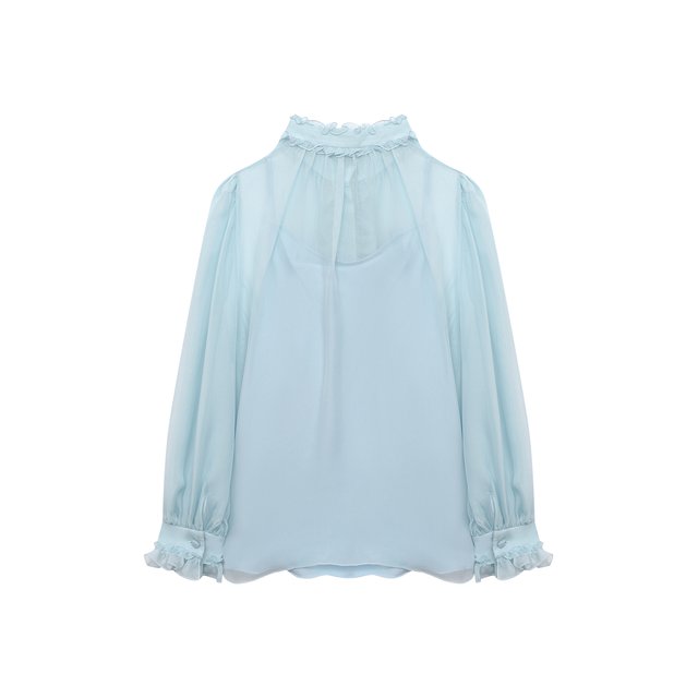 Шелковая блузка Dolce & Gabbana L54S92/FU1AT/8-14 Фото 2