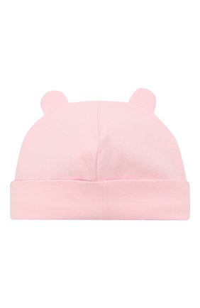 Детского хлопковая шапка IL TRENINO светло-розового цвета, арт. 21 5180 | Фото 2 (Материал: Хлопок, Текстиль; Региональные ограничения белый список (Axapta Mercury): RU)