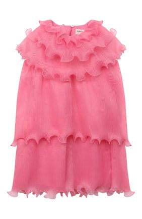 Детское платье ALBERTA FERRETTI JUNIOR розового цвета по цене 24350 руб., арт. 027863 | Фото 1 Детское платье ALBERTA FERRETTI JUNIOR розового цвета, арт. 027863 | Фото 1