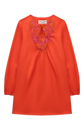 Детское хлопковое платье ALBERTA FERRETTI JUNIOR оранжевого цвета по цене 14900 руб., арт. 027819 | Фото 1 Детское хлопковое платье ALBERTA FERRETTI JUNIOR оранжевого цвета, арт. 027819 | Фото 1