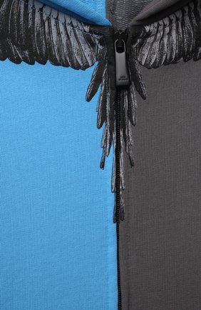 Детский хлопковая толстовка MARCELO BURLON KIDS OF MILAN голубого цвета, арт. 21E/B/MB/2202/0020/8-14Y | Фото 3 (Рукава: Длинные; Мальчики Кросс-КТ: Толстовка-одежда; Региональные ограничения белый список (Axapta Mercury): RU; Материал внешний: Хлопок; Ростовка одежда: 10 - 11 лет | 140 - 146см, 12 лет | 152 см, 13 - 15 лет | 158 см, 8 лет | 128 см)