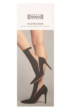 Женские носки felicitas WOLFORD черного цвета по цене 2600 руб., арт. 48045 | Фото 1 Женские носки felicitas WOLFORD черного цвета, арт. 48045 | Фото 1