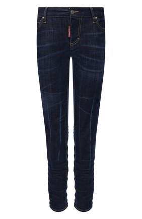 Женские джинсы DSQUARED2 темно-синего цвета по цене 39950 руб., арт. S72LB0401/S30342 | Фото 1 Женские джинсы DSQUARED2 темно-синего цвета, арт. S72LB0401/S30342 | Фото 1