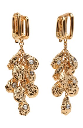 Женские клипсы CHLOÉ золотого цвета по цене 47450 руб., арт. CHC21SFE09CH5 | Фото 3 Женские клипсы CHLOÉ золотого цвета, арт. CHC21SFE09CH5 | Фото 3