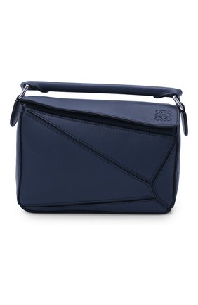Женская сумка puzzle mini LOEWE синего цвета по цене 139000 руб., арт. 322.30.U95 | Фото 1 Женская сумка puzzle mini LOEWE синего цвета, арт. 322.30.U95 | Фото 1