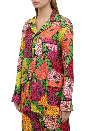 Женский шелковый костюм GUCCI разноцветного цвета по цене 245000 руб., арт. 653074/ZAGID | Фото 2 Женский шелковый костюм GUCCI разноцветного цвета, арт. 653074/ZAGID | Фото 2