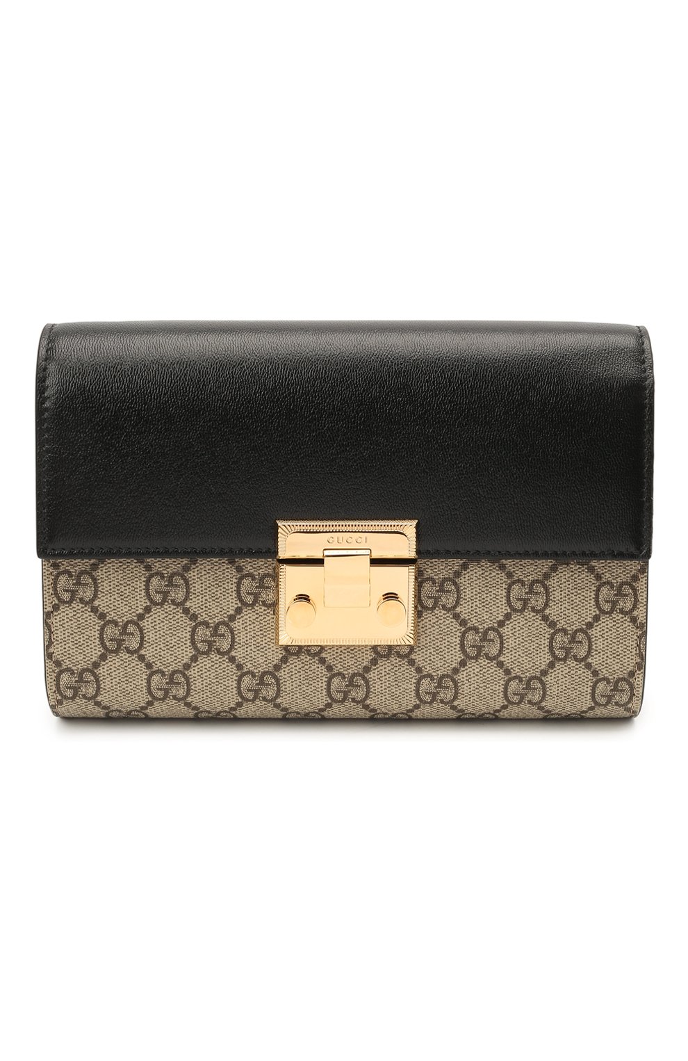 Женская сумка padlock GUCCI черного цвета, арт. 645131/96GAG | Фото 1