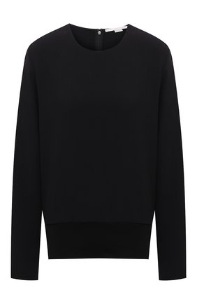 Женский пуловер из вискозы STELLA MCCARTNEY черного цвета по цене 56950 руб., арт. 602924/SCA06 | Фото 1 Женский пуловер из вискозы STELLA MCCARTNEY черного цвета, арт. 602924/SCA06 | Фото 1
