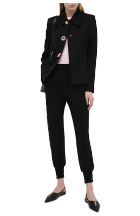 Женские джоггеры из вискозы STELLA MCCARTNEY черного цвета по цене 64500 руб., арт. 602914/SCA06 | Фото 2 Женские джоггеры из вискозы STELLA MCCARTNEY черного цвета, арт. 602914/SCA06 | Фото 2