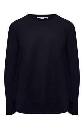 Женский пуловер из кашемира и шерсти STELLA MCCARTNEY темно-синего цвета по цене 73400 руб., арт. 602897/S2242 | Фото 1 Женский пуловер из кашемира и шерсти STELLA MCCARTNEY темно-синего цвета, арт. 602897/S2242 | Фото 1