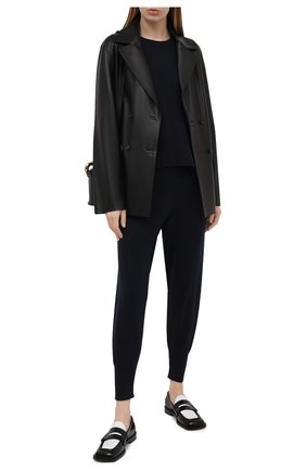 Женский пуловер из кашемира и шерсти STELLA MCCARTNEY темно-синего цвета по цене 73400 руб., арт. 602897/S2242 | Фото 2 Женский пуловер из кашемира и шерсти STELLA MCCARTNEY темно-синего цвета, арт. 602897/S2242 | Фото 2