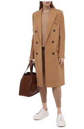 Женский пуловер из кашемира и шерсти STELLA MCCARTNEY бежевого цвета по цене 73400 руб., арт. 602897/S2242 | Фото 2 Женский пуловер из кашемира и шерсти STELLA MCCARTNEY бежевого цвета, арт. 602897/S2242 | Фото 2