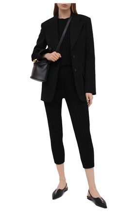 Женские брюки из шерсти и вискозы STELLA MCCARTNEY черного цвета по цене 86300 руб., арт. 602890/S2240 | Фото 2 Женские брюки из шерсти и вискозы STELLA MCCARTNEY черного цвета, арт. 602890/S2240 | Фото 2