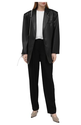 Женский пуловер из шерсти и вискозы STELLA MCCARTNEY бежевого цвета по цене 78750 руб., арт. 602889/S2240 | Фото 2 Женский пуловер из шерсти и вискозы STELLA MCCARTNEY бежевого цвета, арт. 602889/S2240 | Фото 2