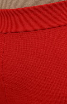 Женские брюки из вискозы STELLA MCCARTNEY красного цвета, арт. 602880/S2076 | Фото 5 (Силуэт Ж (брюки и джинсы): Широкие; Женское Кросс-КТ: Брюки-одежда; Региональные ограничения белый список (Axapta Mercury): RU; Стили: Спорт-шик; Материал внешний: Вискоза; Длина (брюки, джинсы): Укороченные)