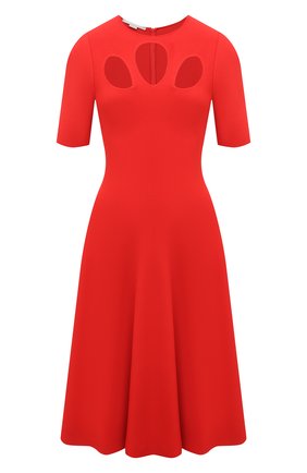 Женское платье из вискозы STELLA MCCARTNEY красного цвета по цене 129500 руб., арт. 602877/S2076 | Фото 1 Женское платье из вискозы STELLA MCCARTNEY красного цвета, арт. 602877/S2076 | Фото 1