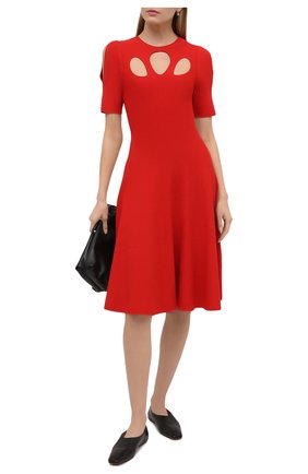 Женское платье из вискозы STELLA MCCARTNEY красного цвета по цене 129500 руб., арт. 602877/S2076 | Фото 2 Женское платье из вискозы STELLA MCCARTNEY красного цвета, арт. 602877/S2076 | Фото 2
