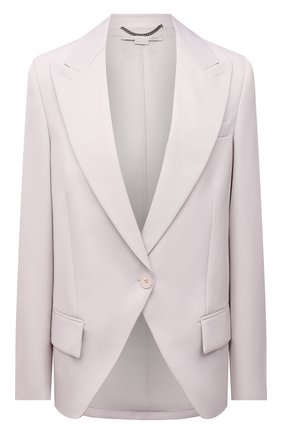 Женский шерстяной жакет STELLA MCCARTNEY светло-серого цвета по цене 119000 руб., арт. 602875/SPA28 | Фото 1 Женский шерстяной жакет STELLA MCCARTNEY светло-серого цвета, арт. 602875/SPA28 | Фото 1