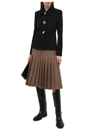 Женский шерстяной жакет STELLA MCCARTNEY черного цвета по цене 151500 руб., арт. 602442/SPA28 | Фото 2 Женский шерстяной жакет STELLA MCCARTNEY черного цвета, арт. 602442/SPA28 | Фото 2