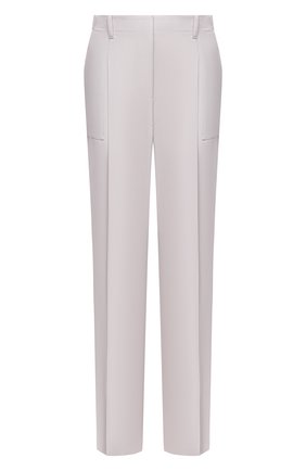 Женские шерстяные брюки STELLA MCCARTNEY светло-серого цвета по цене 73400 руб., арт. 602439/SPA28 | Фото 1 Женские шерстяные брюки STELLA MCCARTNEY светло-серого цвета, арт. 602439/SPA28 | Фото 1