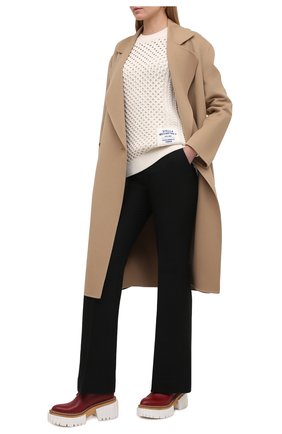 Женский хлопковый свитер STELLA MCCARTNEY бежевого цвета по цене 67200 руб., арт. 583371/S7226 | Фото 2 Женский хлопковый свитер STELLA MCCARTNEY бежевого цвета, арт. 583371/S7226 | Фото 2