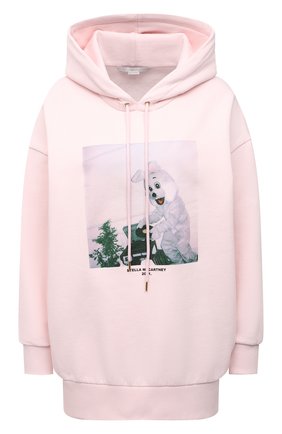Женский хлопковое худи STELLA MCCARTNEY светло-розового цвета по цене 53750 руб., арт. 515813/S0W64 | Фото 1 Женский хлопковое худи STELLA MCCARTNEY светло-розового цвета, арт. 515813/S0W64 | Фото 1