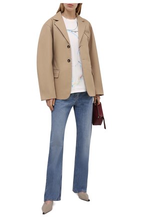 Женская хлопковая футболка STELLA MCCARTNEY белого цвета по цене 31950 руб., арт. 511240/S0W52 | Фото 2 Женская хлопковая футболка STELLA MCCARTNEY белого цвета, арт. 511240/S0W52 | Фото 2