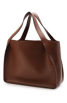 Женский сумка stella logo STELLA MCCARTNEY коричневого цвета по цене 61850 руб., арт. 502793/W8542 | Фото 3 Женский сумка stella logo STELLA MCCARTNEY коричневого цвета, арт. 502793/W8542 | Фото 3