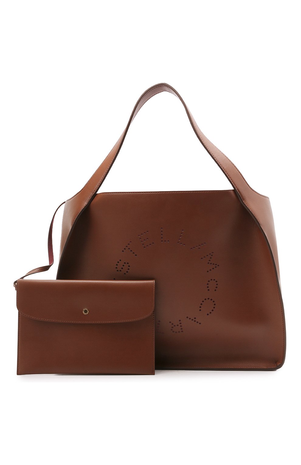 Женский сумка stella logo STELLA MCCARTNEY коричневого цвета по цене 61850 руб., арт. 502793/W8542 | Фото 5 Женский сумка stella logo STELLA MCCARTNEY коричневого цвета, арт. 502793/W8542 | Фото 5