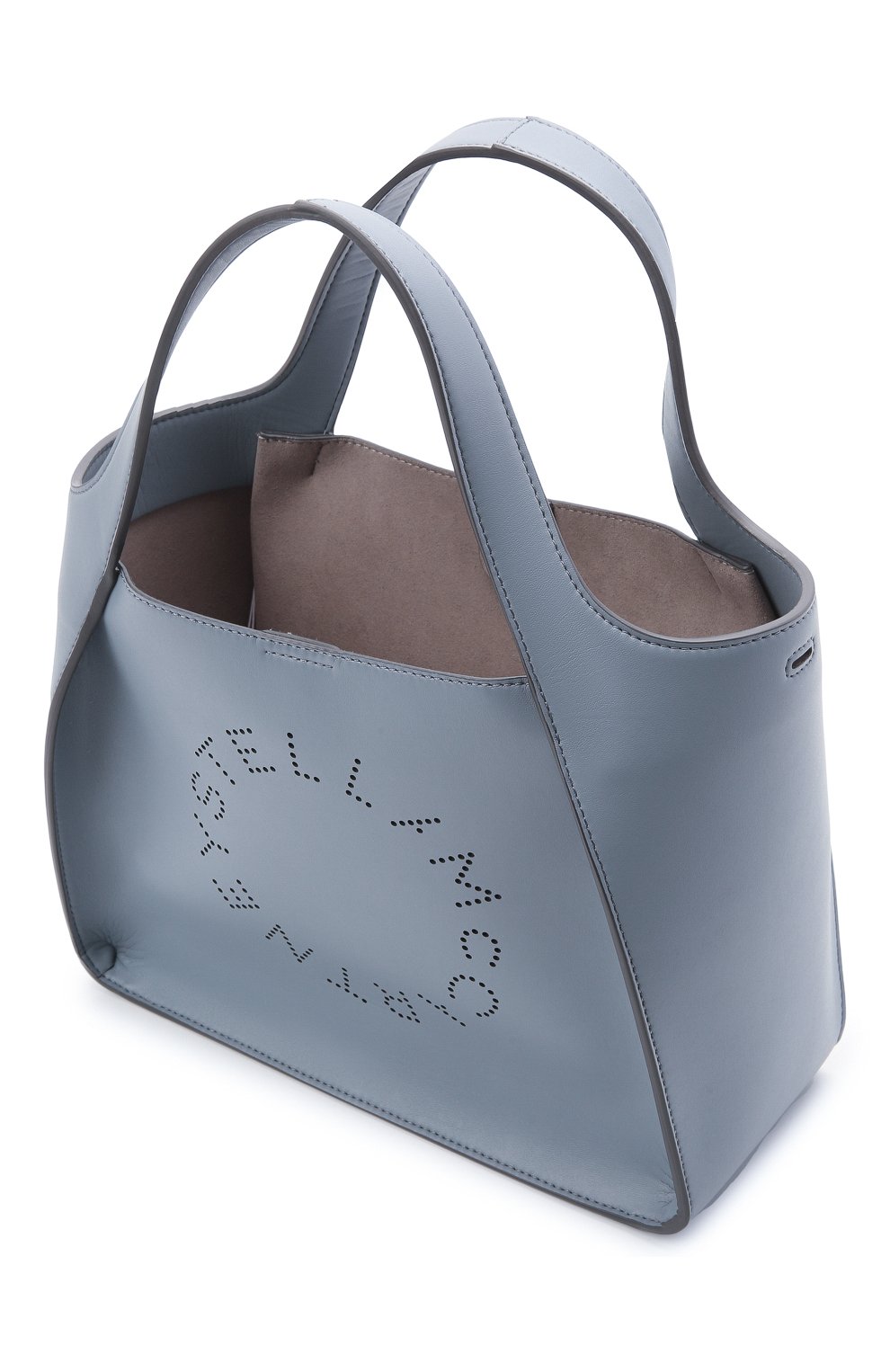 Женский сумка stella logo STELLA MCCARTNEY голубого цвета по цене 66800 руб., арт. 513860/W8542 | Фото 4 Женский сумка stella logo STELLA MCCARTNEY голубого цвета, арт. 513860/W8542 | Фото 4