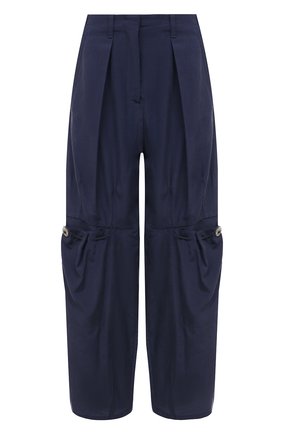 Женские брюки GIORGIO ARMANI синего цвета по цене 99500 руб., арт. 1SHPP0GH/T02AW | Фото 1 Женские брюки GIORGIO ARMANI синего цвета, арт. 1SHPP0GH/T02AW | Фото 1
