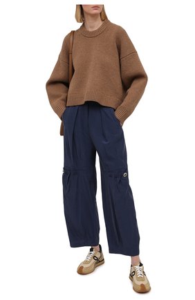Женские брюки GIORGIO ARMANI синего цвета по цене 99500 руб., арт. 1SHPP0GH/T02AW | Фото 2 Женские брюки GIORGIO ARMANI синего цвета, арт. 1SHPP0GH/T02AW | Фото 2
