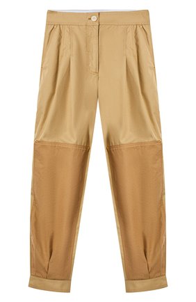 Женские хлопковые брюки LOEWE бежевого цвета по цене 72350 руб., арт. S540Y04X33/ | Фото 1 Женские хлопковые брюки LOEWE бежевого цвета, арт. S540Y04X33/ | Фото 1