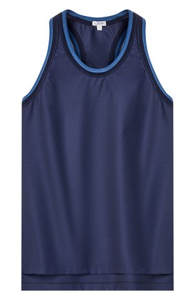 Женский шерстяной топ LOEWE темно-синего цвета по цене 36450 руб., арт. S540Y07X31/ | Фото 1 Женский шерстяной топ LOEWE темно-синего цвета, арт. S540Y07X31/ | Фото 1