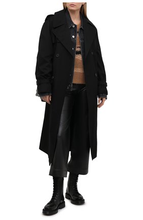 Женские кожаные ботинки VETEMENTS черного цвета по цене 129500 руб., арт. UE51B0100F 2471/W | Фото 2 Женские кожаные ботинки VETEMENTS черного цвета, арт. UE51B0100F 2471/W | Фото 2