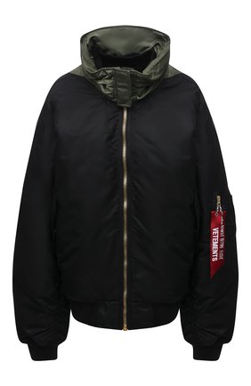 Женская куртка VETEMENTS черного цвета по цене 158000 руб., арт. UE51JA300B 1338/W | Фото 1 Женская куртка VETEMENTS черного цвета, арт. UE51JA300B 1338/W | Фото 1