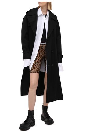 Женские шорты VETEMENTS леопардового цвета по цене 27450 руб., арт. WE51PA600L 2605/LE0PARD | Фото 2 Женские шорты VETEMENTS леопардового цвета, арт. WE51PA600L 2605/LE0PARD | Фото 2
