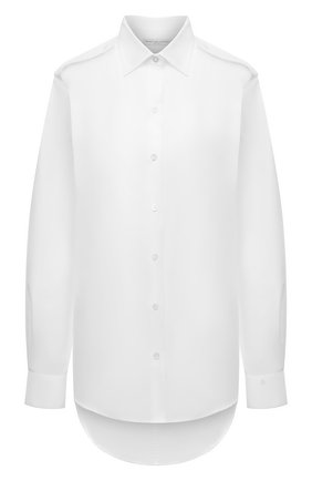 Женская хлопковая рубашка DRIES VAN NOTEN белого цвета по цене 29400 руб., арт. 211-10771-2166 | Фото 1 Женская хлопковая рубашка DRIES VAN NOTEN белого цвета, арт. 211-10771-2166 | Фото 1