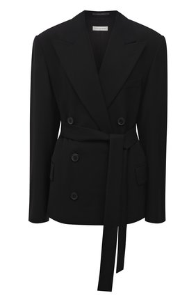 Женский двубортный жакет DRIES VAN NOTEN черного цвета по цене 99500 руб., арт. 211-10402-2031 | Фото 1 Женский двубортный жакет DRIES VAN NOTEN черного цвета, арт. 211-10402-2031 | Фото 1