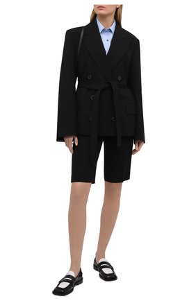 Женский двубортный жакет DRIES VAN NOTEN черного цвета по цене 99500 руб., арт. 211-10402-2031 | Фото 2 Женский двубортный жакет DRIES VAN NOTEN черного цвета, арт. 211-10402-2031 | Фото 2